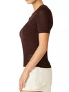 Blakelee Sweater Top in Walnut