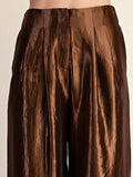 Pedal To The Metal(lic) Pant in Brown