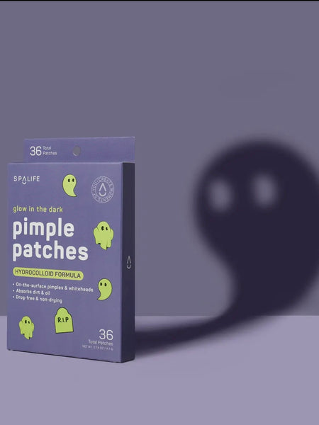 Glow in the Dark Ghost Pimple Patches
