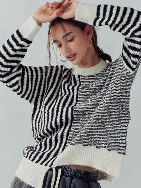 Which Way Is Up Sweater in Black