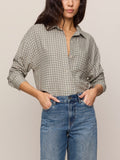 River Plaid Button Up in Emerald Cove