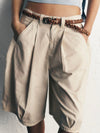 Sol Stud Belt in Cognac