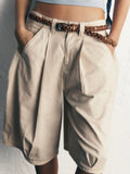 Sol Stud Belt in Cognac