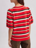 We've Got Spirit Stripe Sweater in Red