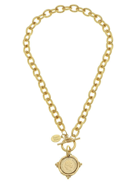 Coin Toggle Necklace