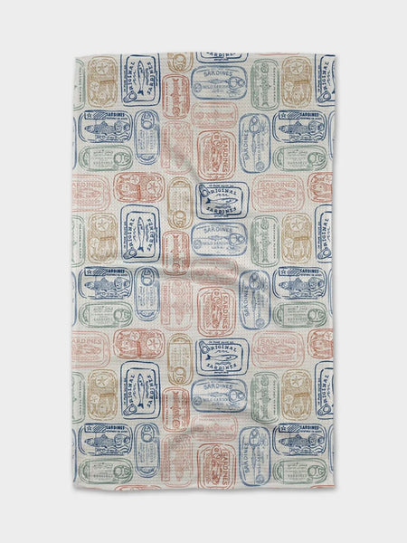 Tinned Sardines Tea Towel