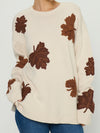 Go To Sweater in Fall Leaves Knit