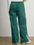 Down To Earth Stripe Pant in Green