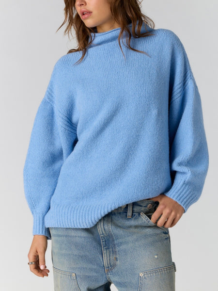 Beaumont Tunic in Powder Blue Melange