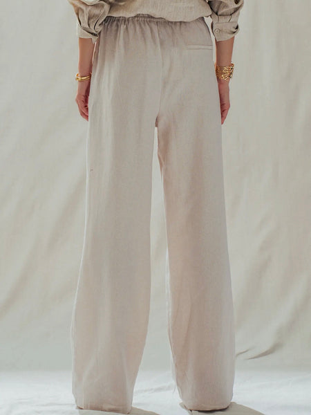 I Like It Linen Pants in Natural