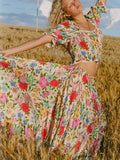 Valley of the Dolls Maxi Skirt in Opal