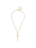 Dainty Tall Cross Necklace