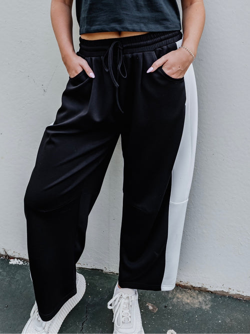 Flag On The Play Pants in Black & White