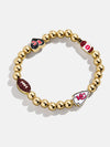 Kansas City Chiefs NFL Beaded Charm Bracelet