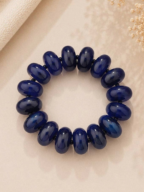 Bauble Stretch Bracelet in Blue