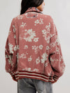 Print Mix Cardi in Whisper Pink Combo