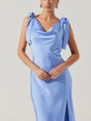 Allexina Dress in Sky Blue