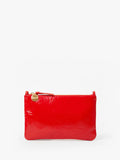 Wallet Clutch in Super Red Pucker Patent
