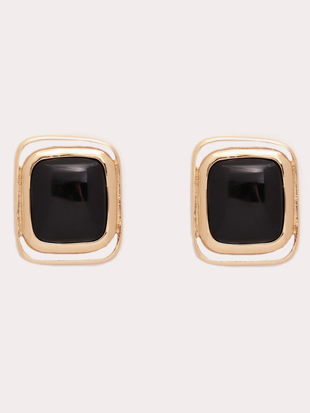 Aya Earrings in Black