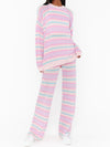 Feel Good Sweater in Cotton Candy Stripe Knit