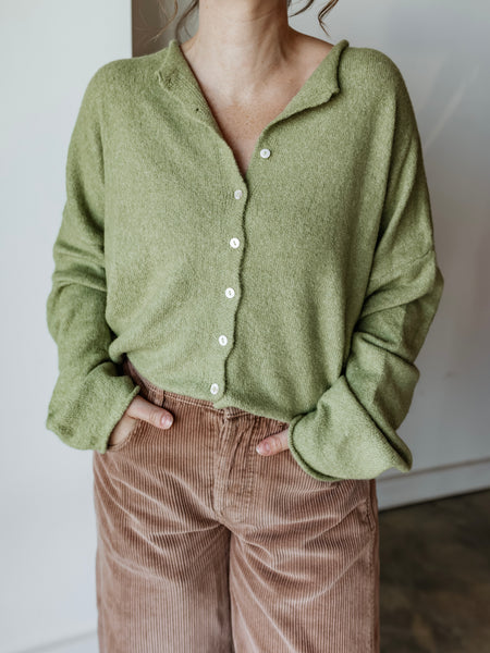 Piper Cardigan in Sage