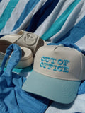 Out of Office Trucker in Baby Blue