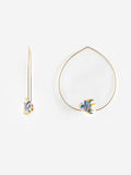 Rainbow Fish Hoop Earrings