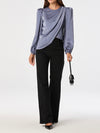 Beatrice Top in Slate Blue