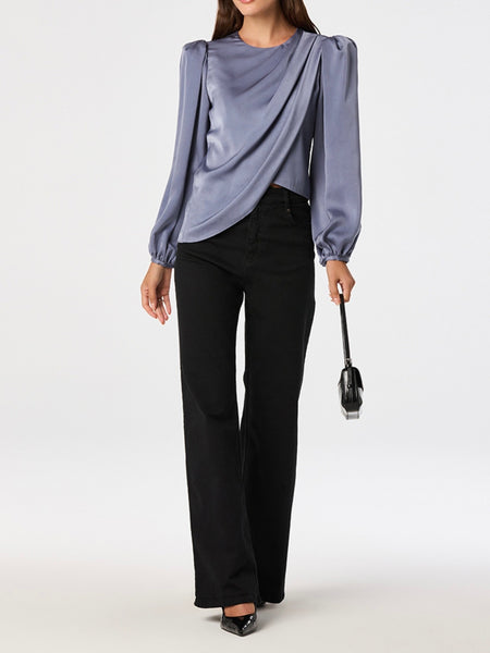 Beatrice Top in Slate Blue