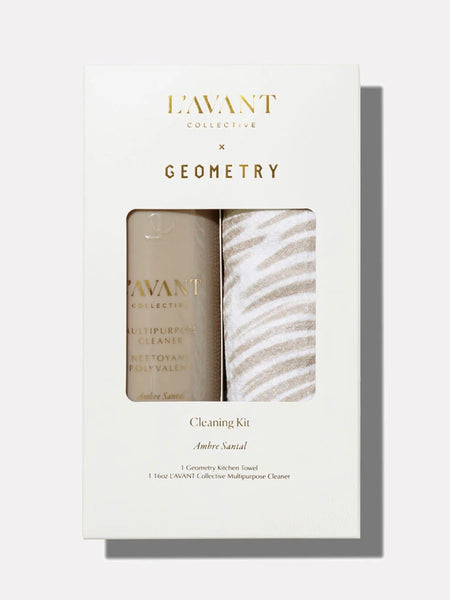 X GEOMETRY Cleaning Kit in Ambre Santal