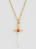 Rose Dagger Necklace