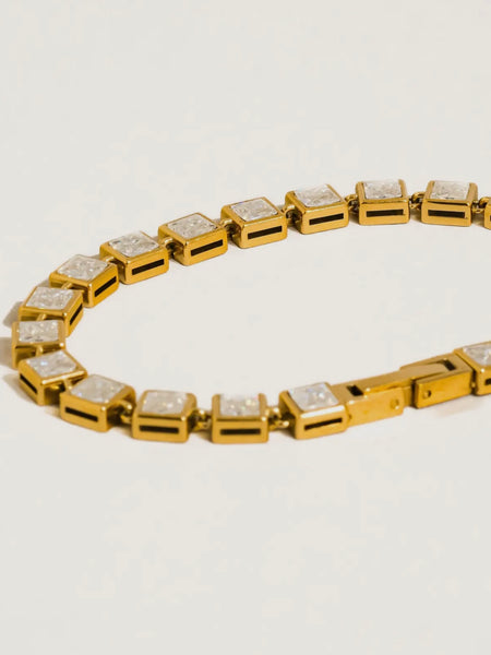 Midi Square CZ Bracelet