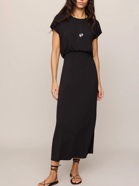 Anika Midi Dress in Black