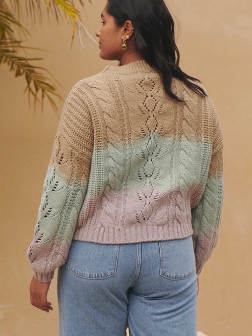 Midsummers Dream Knit Pullover in Wisteria
