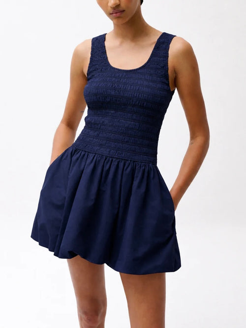 Ilona Mini Dress in Peacoat