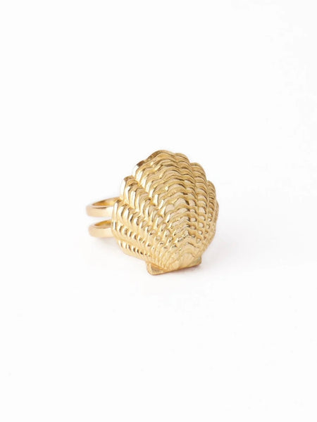 Harper Shell Bandana Ring