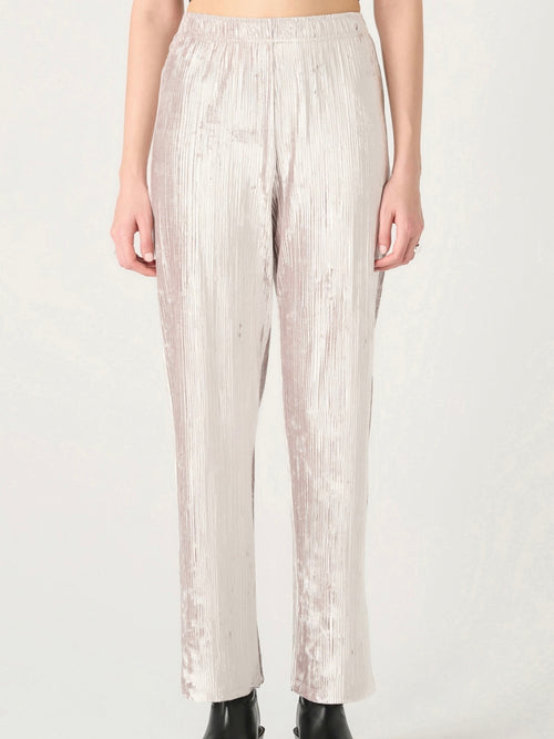 Tin Minutes Late Pant in Silver