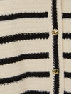 Always Classy Stripe Vest in Black & White
