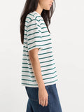 The Bodega Tee in Forest Stripe