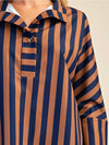 Standing Ovation Button Up in Camel