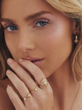 Supernova Ring in Mother of Pearl