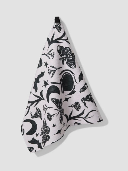 Moths and Things Tea Towel