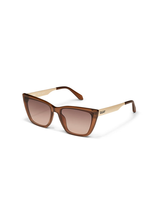 Call The Shots Remixed Sunnies in Coffee & Brown Fawn