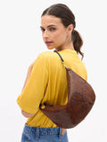 Lune Bag in Pierre Python