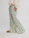 Hour Glass Wide Leg Pant in Ivory Combo