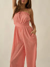 Take Me To Tennessee Jumpsuit in Red Gingham