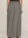 Brooke Gingham Skirt in Black