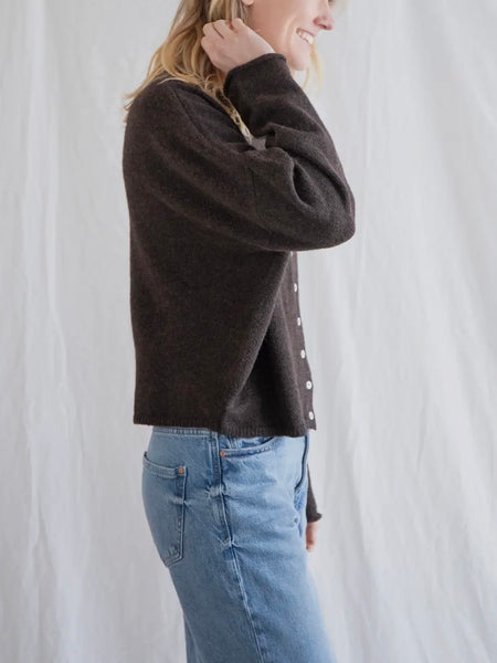 Piper Cardigan in Chocolate