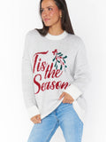 Classic Crewneck Sweater in Season Graphic Knit