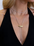 Two Tone Bolo Necklace